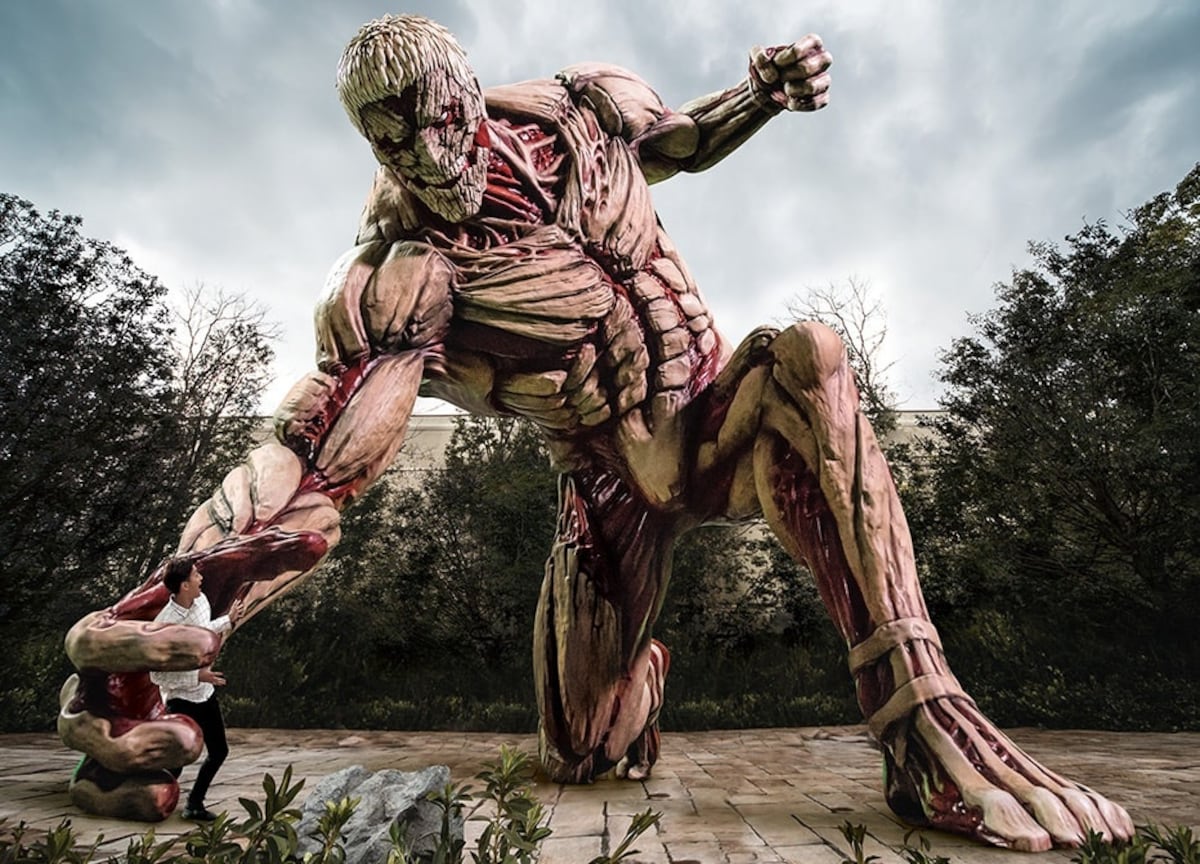 attack titan sculpture