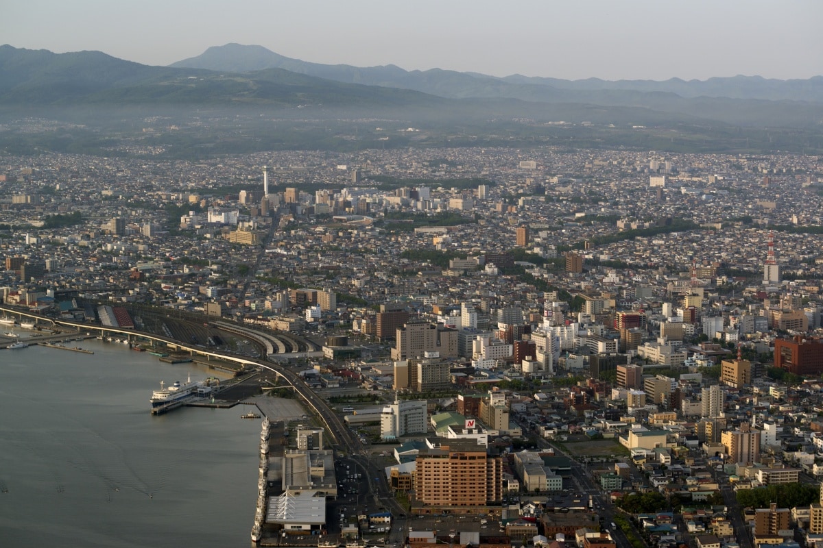 1. 坐上出租游函馆 (地点 函馆)