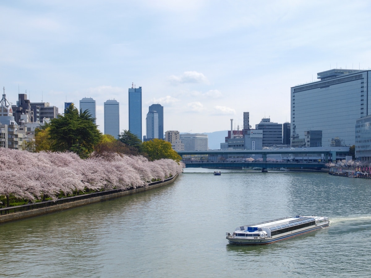 Kinki Region: Bank of Okawa River (Osaka)