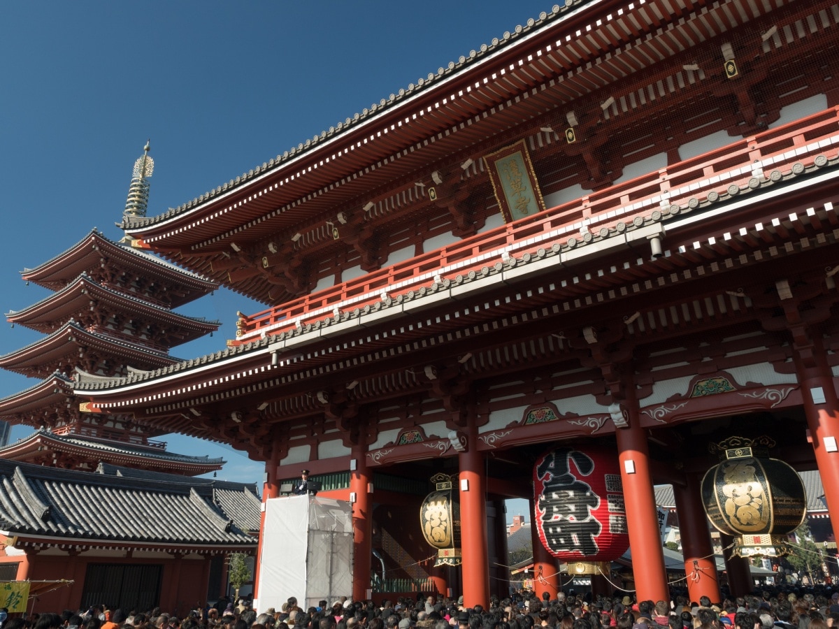 4. วัด Sensoji—2,830,000 คน