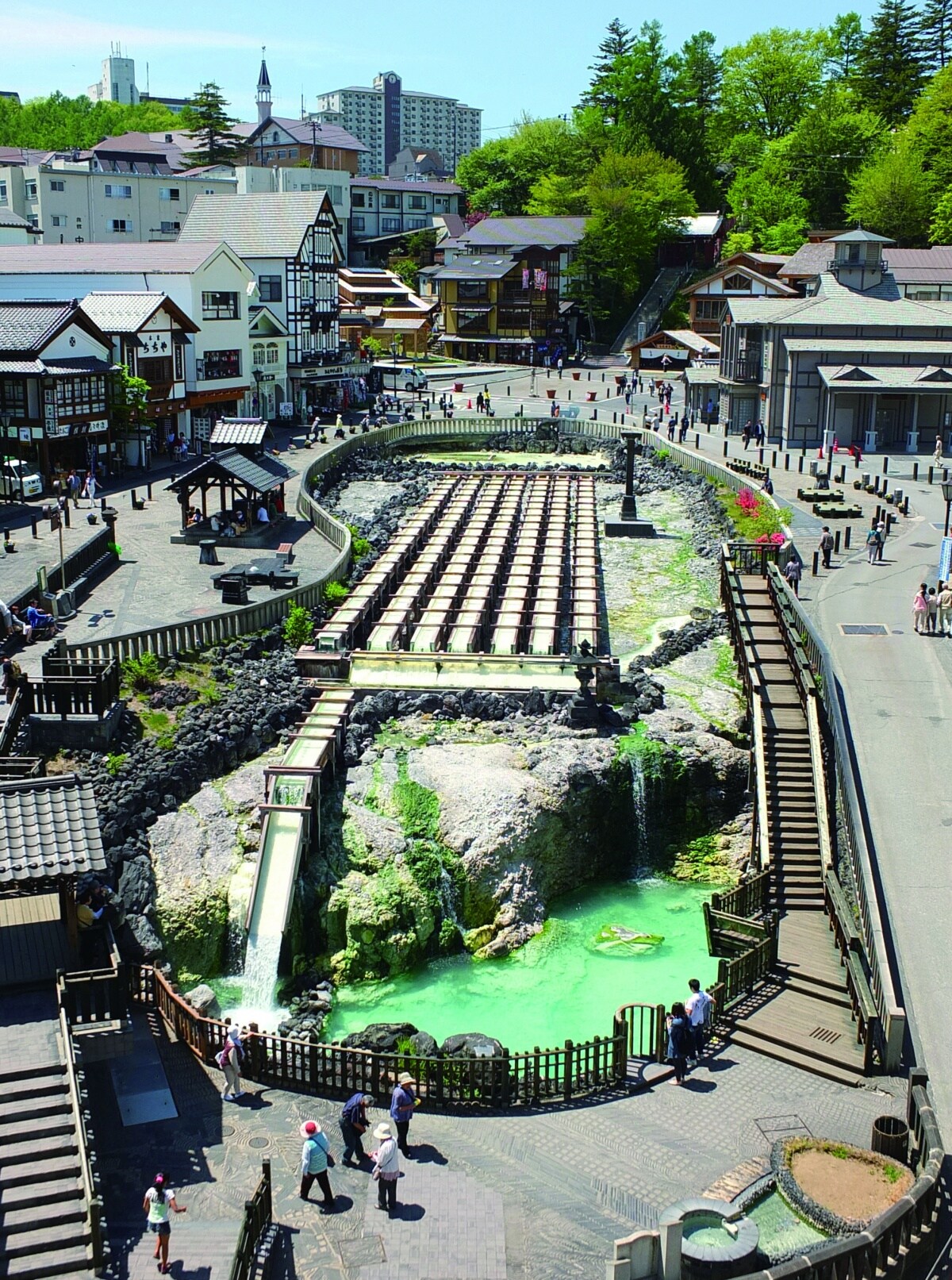 Most Flowing Hot Water in Japan