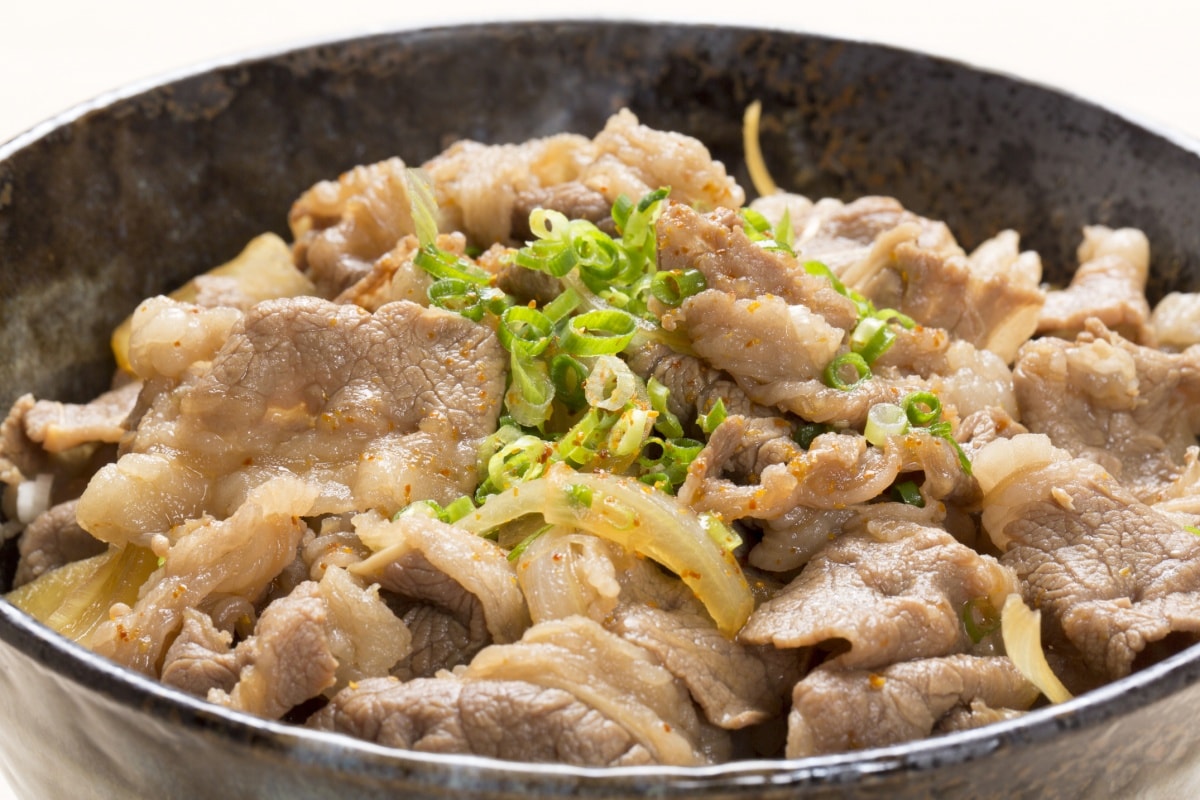 4. Gyudon Beef Bowl