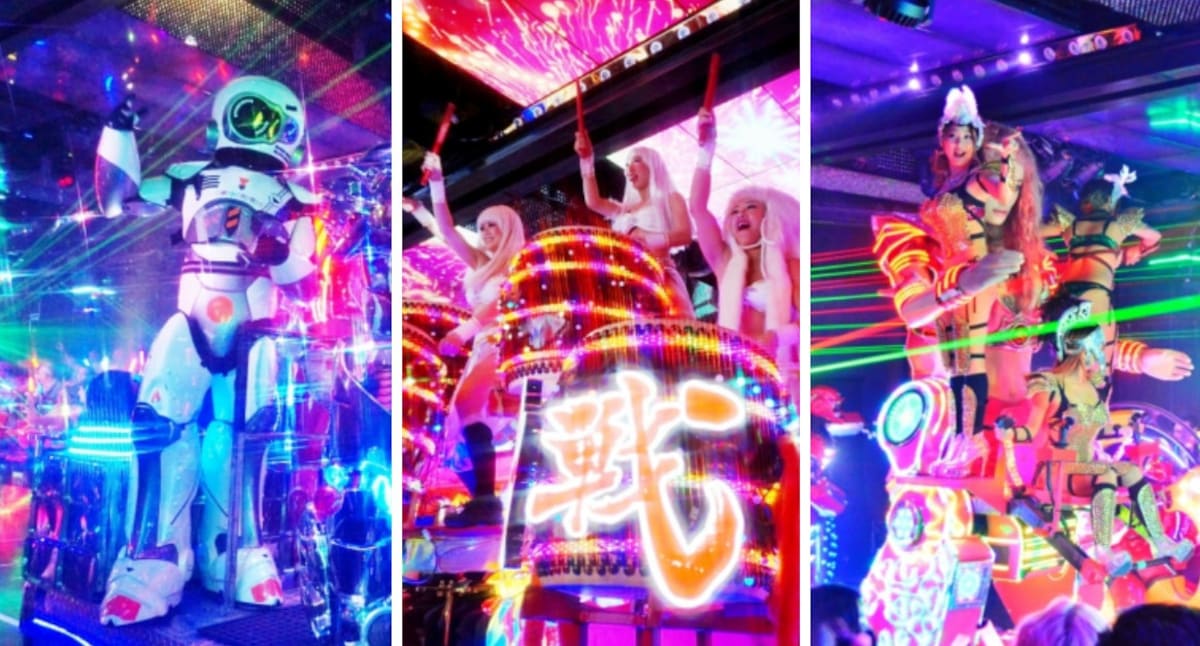 1. Robot Restaurant Tickets for the Live Neo-Futuristic Show in Shinjuku