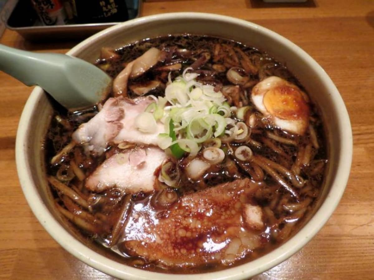 11. Unique ramen from Sakurai Ramenten Sakuraiya