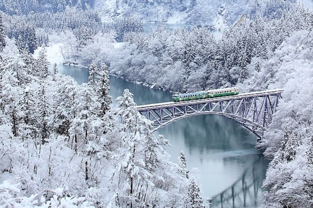 鐵道迷注意 搭乘日本地方路線走訪冬季限定的雪地絕景 All About Japan