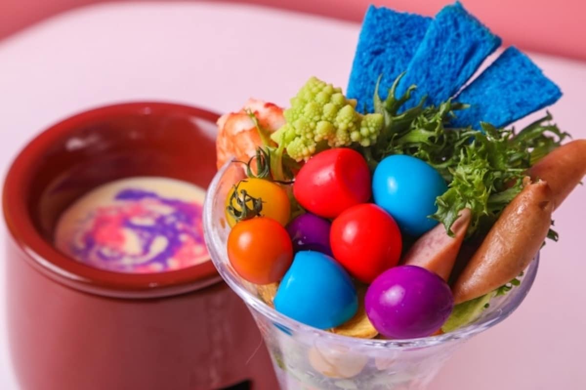 The Colorful Vegetable Parfait Fondue (¥2,200)