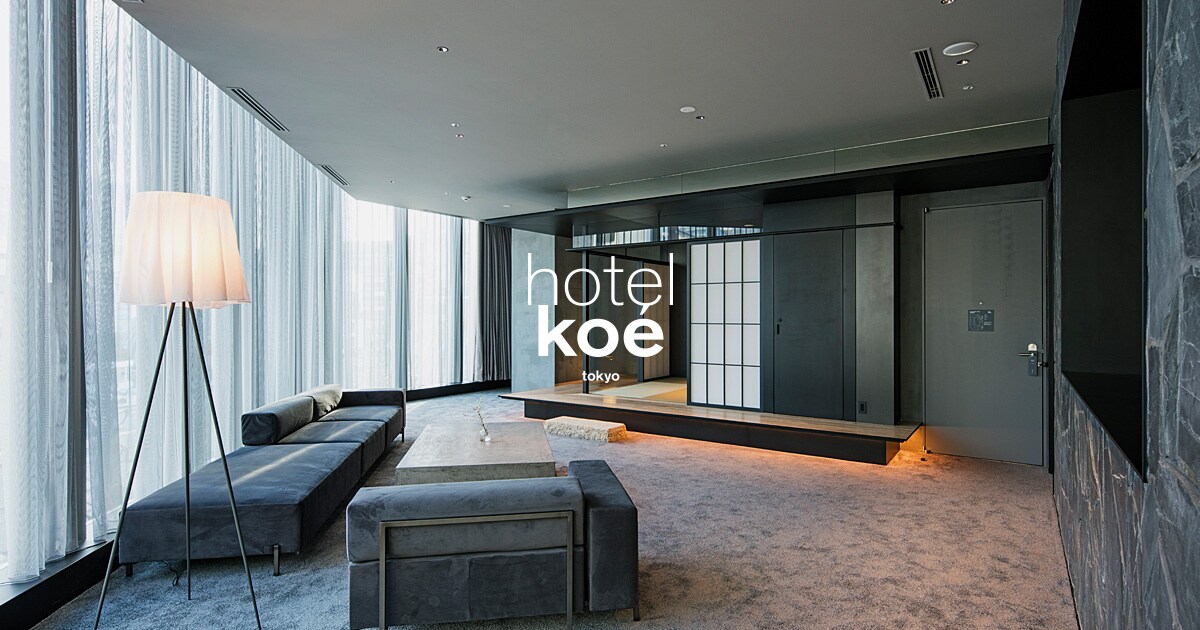 衝擊視覺感官的旅館旗艦店｜hotel koe tokyo