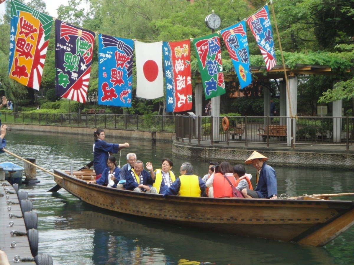 横十間川親水公園｜免費和船乘船體驗