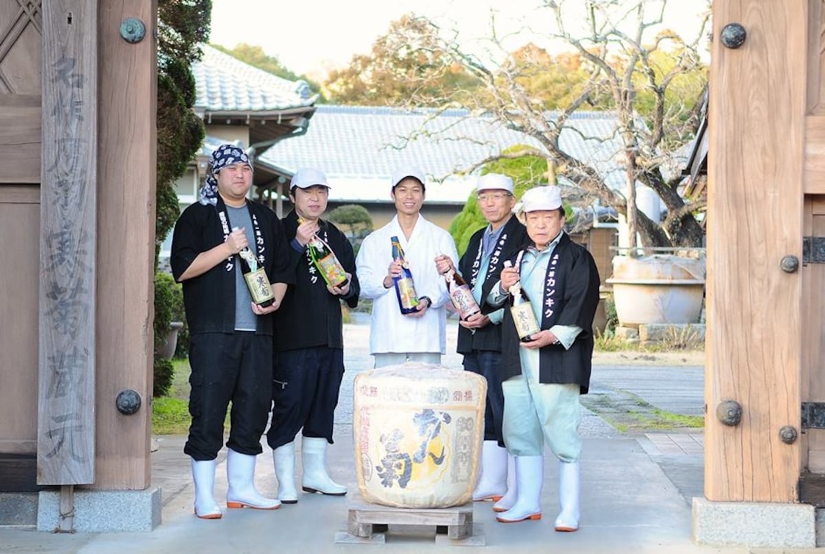 Kankiku Brewery in Matsuo