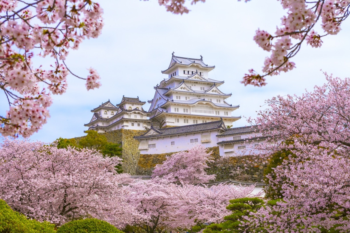 1. ปราสาทฮิเมจิ (Himeji Castle)