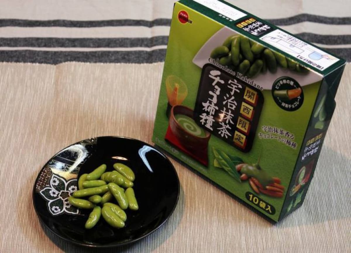 8. Matcha Kaki-no-Tane