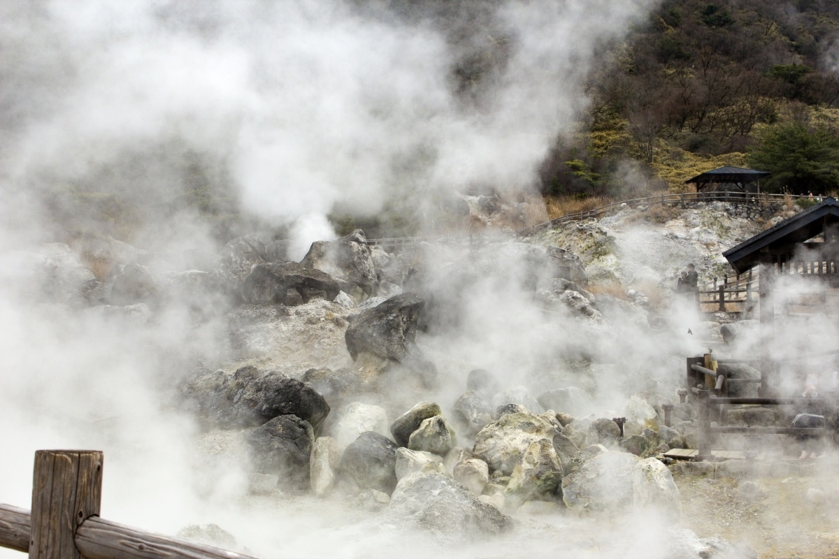 5. อุนเซ็นออนเซน จังหวัดนางาซากิ ชมวิวทิวทัศน์ของนรกญี่ปุ่น (Unzen Onsen, Nagasaki)