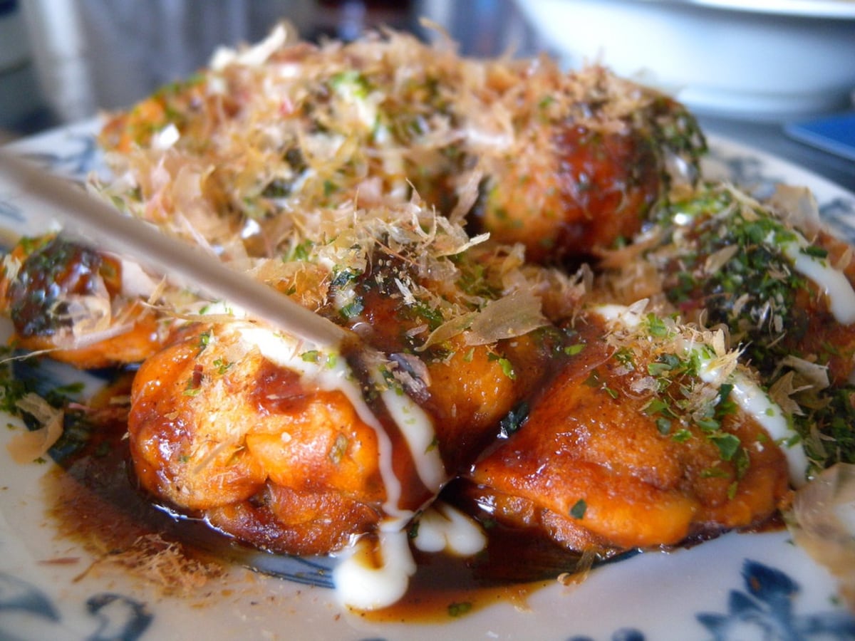 2. Takoyaki Stalls in Dotonbori