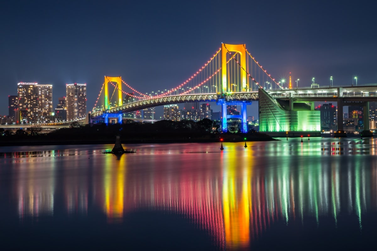 1.โอไดบะ (Odaiba) จุดชมวิวริมทะเลที่สุดบันเทิงของโตเกียว