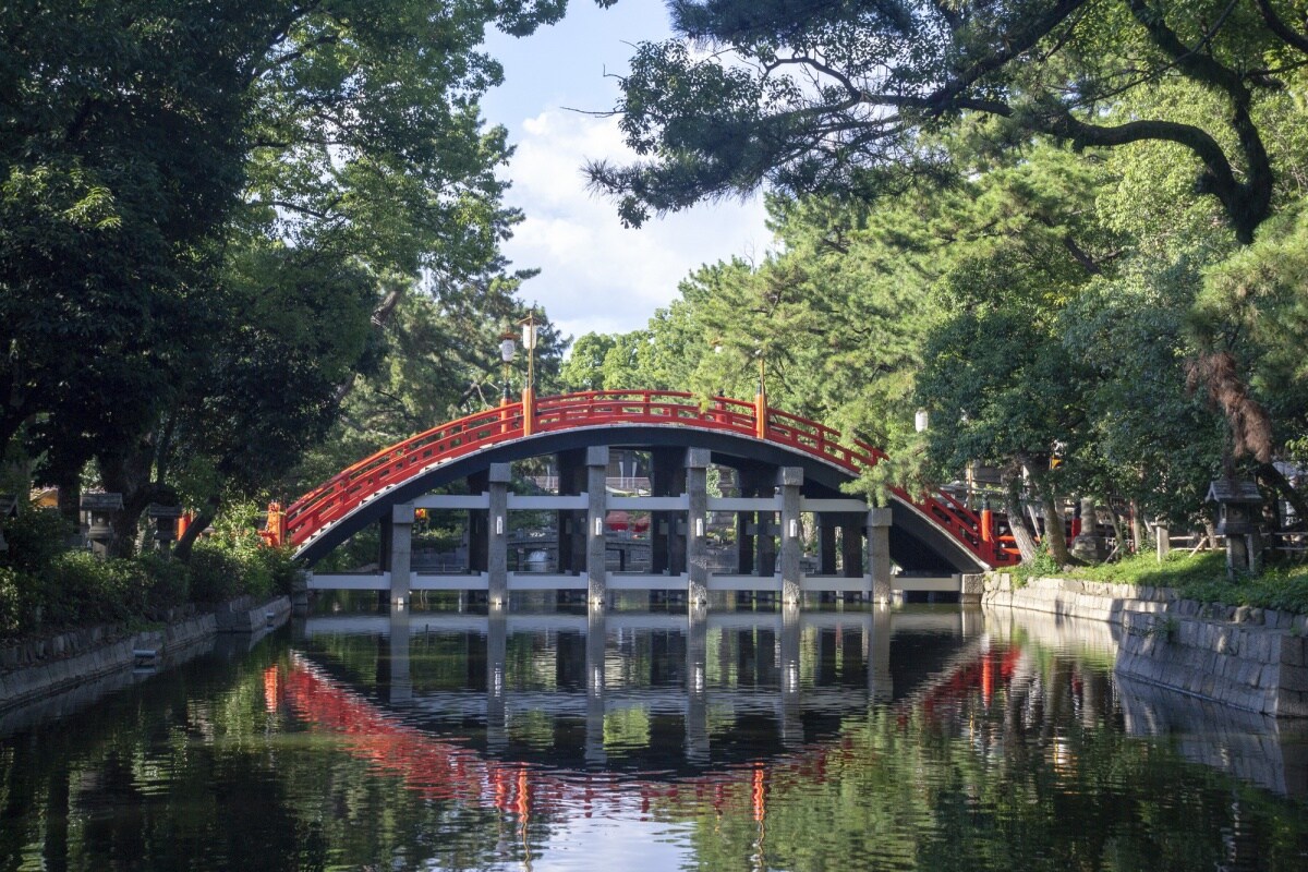 2.ศาลเจ้าSumiyoshi Taisha จ.โอซาก้า