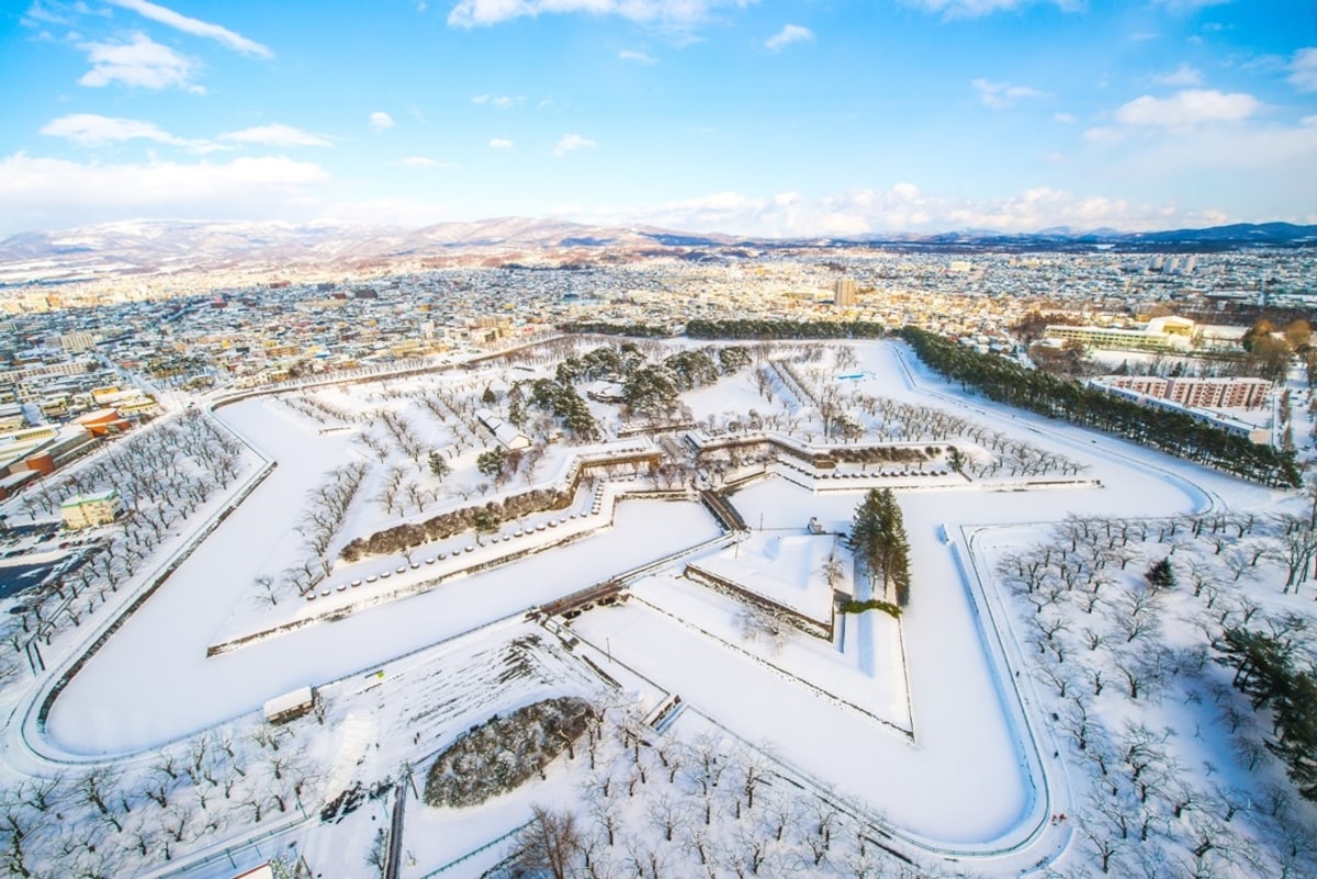 5. ป้อมดาวห้าแฉก เมืองฮาโกดาเตะ (Goryokaku, Hakodate)