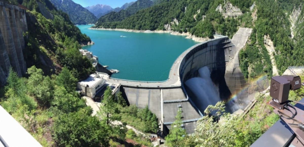 7. Kurobe Dam (Tateyama, Toyama Prefecture)