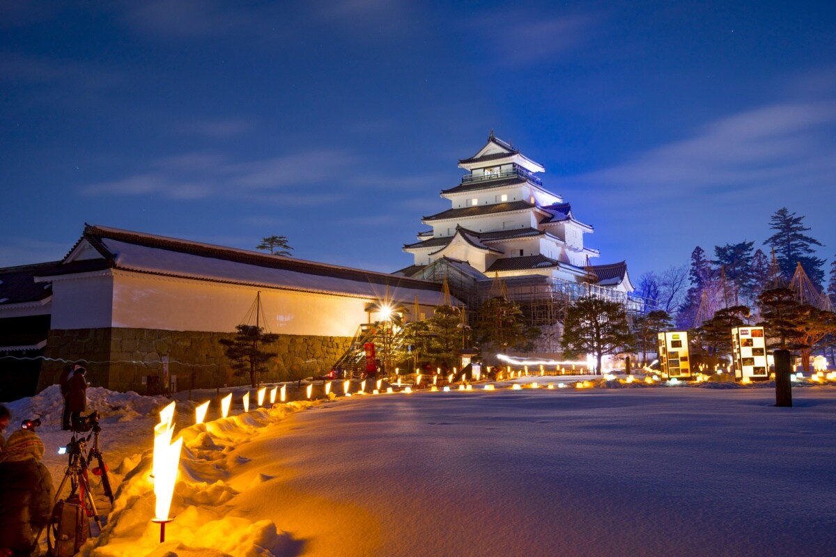 福岛│会津绘蜡烛祭