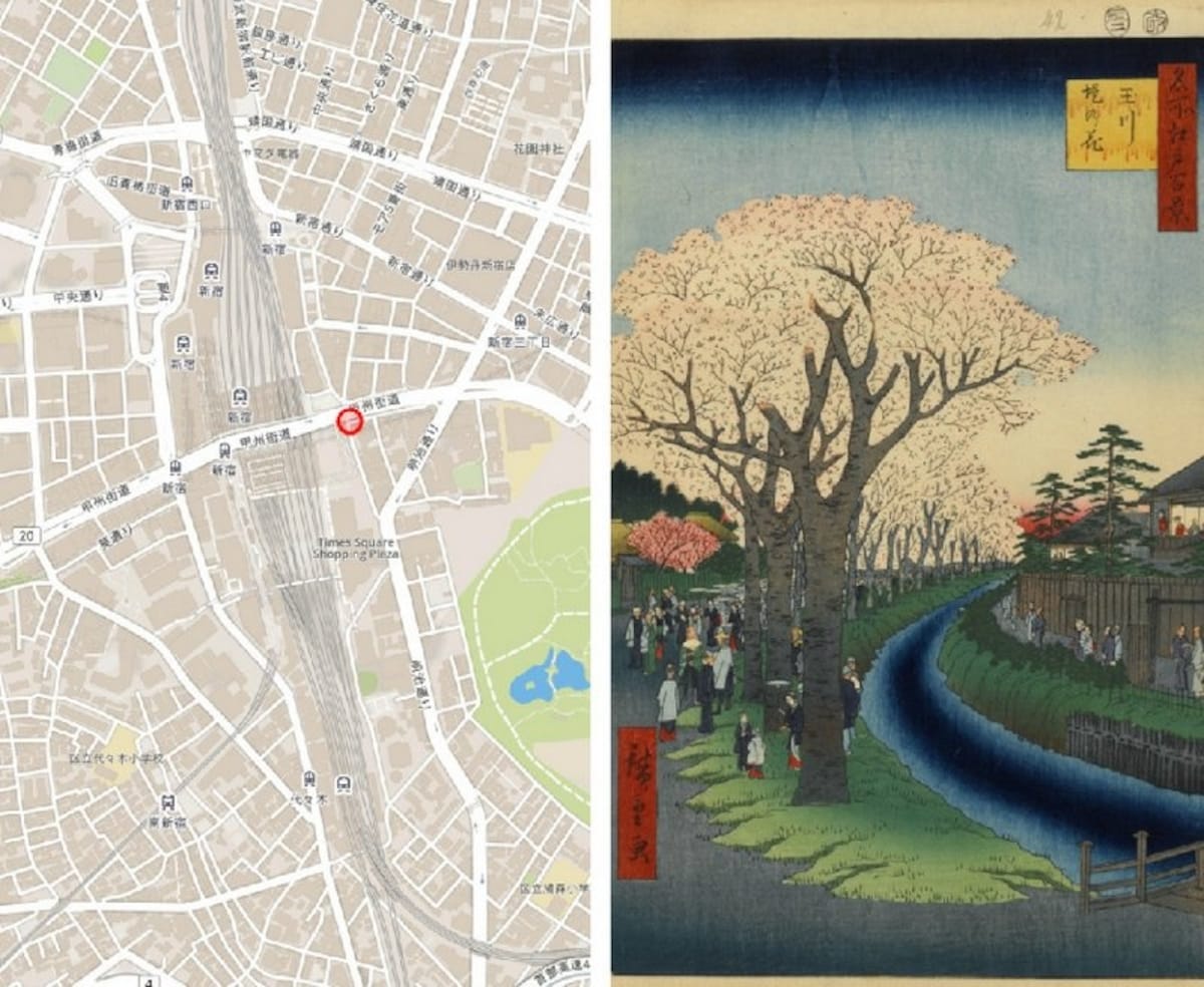 Interactive Map Of Real Life Ukiyo E Locations All About Japan