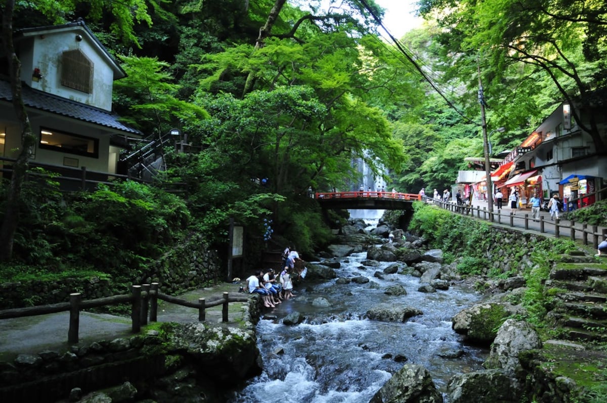 7. น้ำตกมิโนะ (Minoo Falls)