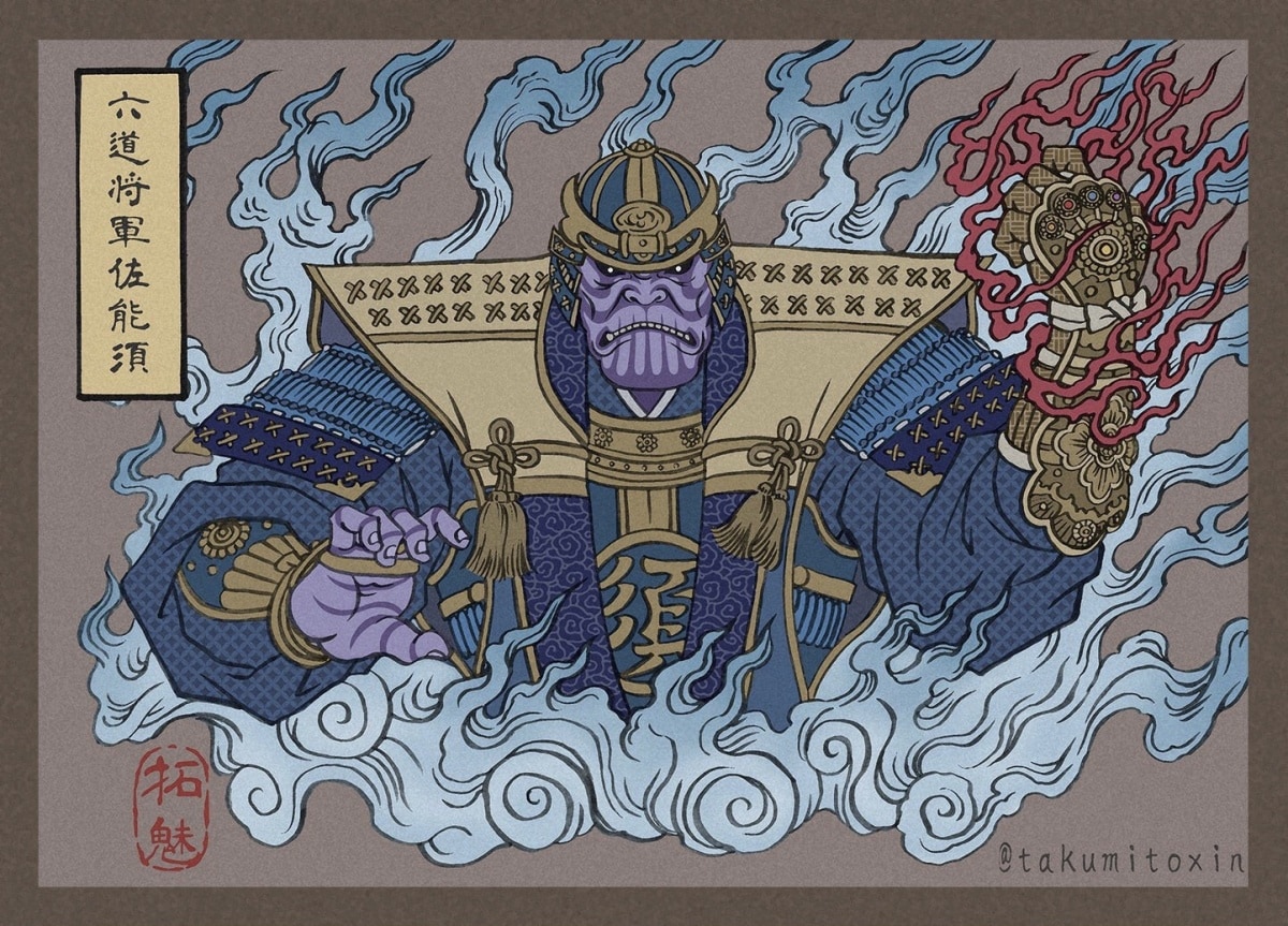 Japanese Artist Assembles Ukiyo-e Avengers | All About Japan