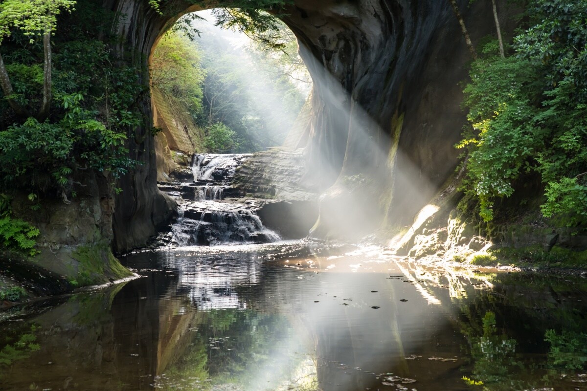 8. น้ำตกโนมิโซะ จ.ชิบะ (Noumizo Waterfall, Chiba)