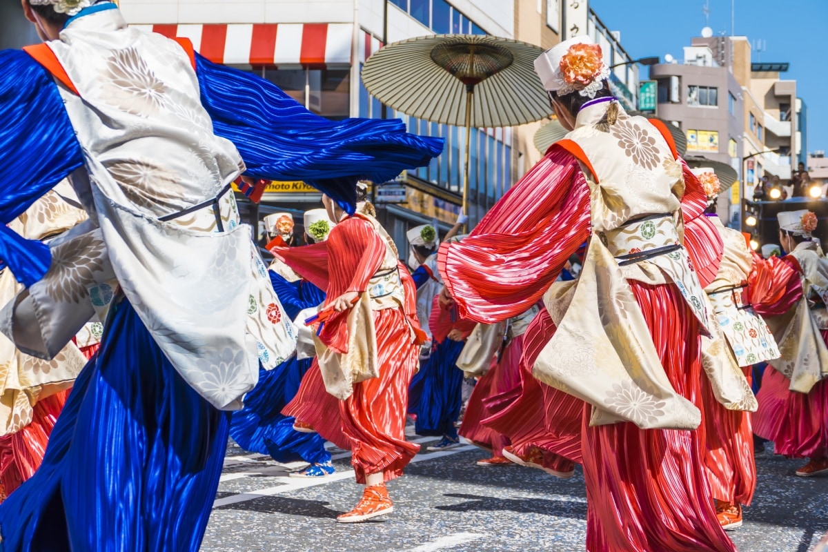 10. เทศกาลโยสะโคอิ จังหวัดโคชิ (Yosakoi Festival, Kochi)