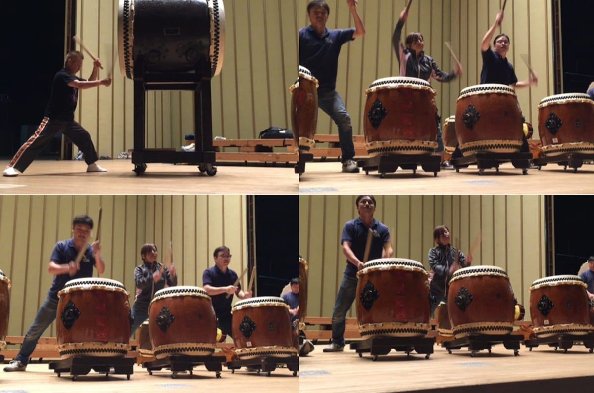 ชมการแสดงและฝึกตีกลองไทโกะ (Taiko)