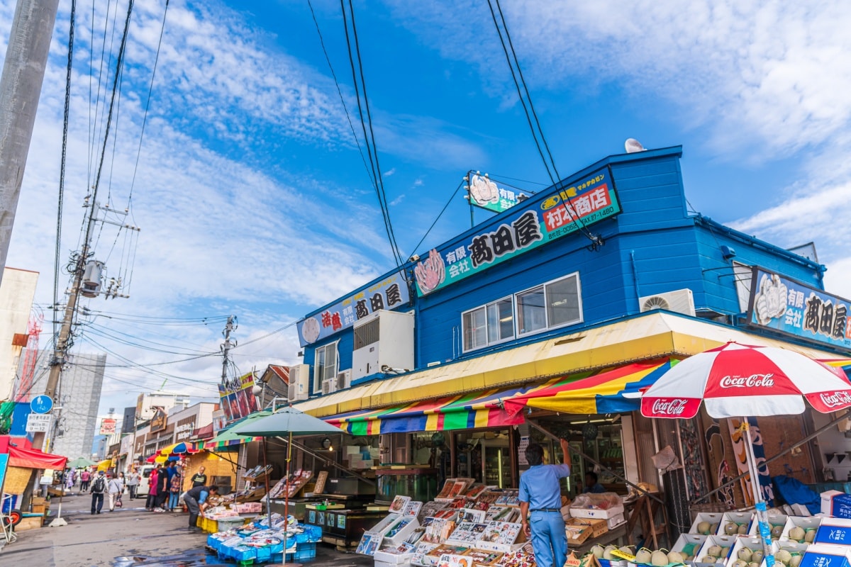 1.  ตลาดเช้าฮาโกดาเตะ, ฮอกไกโด (Hakodate Morning Market, Hokkaido)