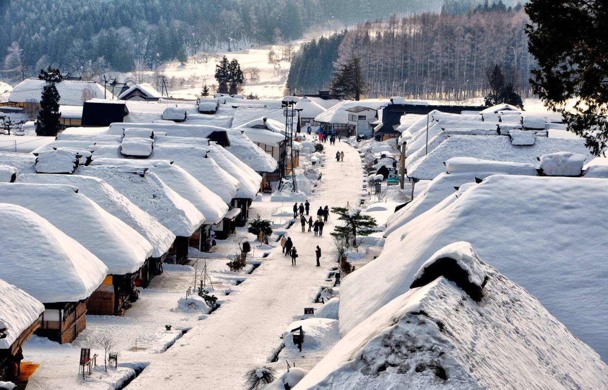 6. หมู่บ้านโอจิจูกุ จังหวัดฟุคุชิมะ (Ouchi-juku, Fukushima)