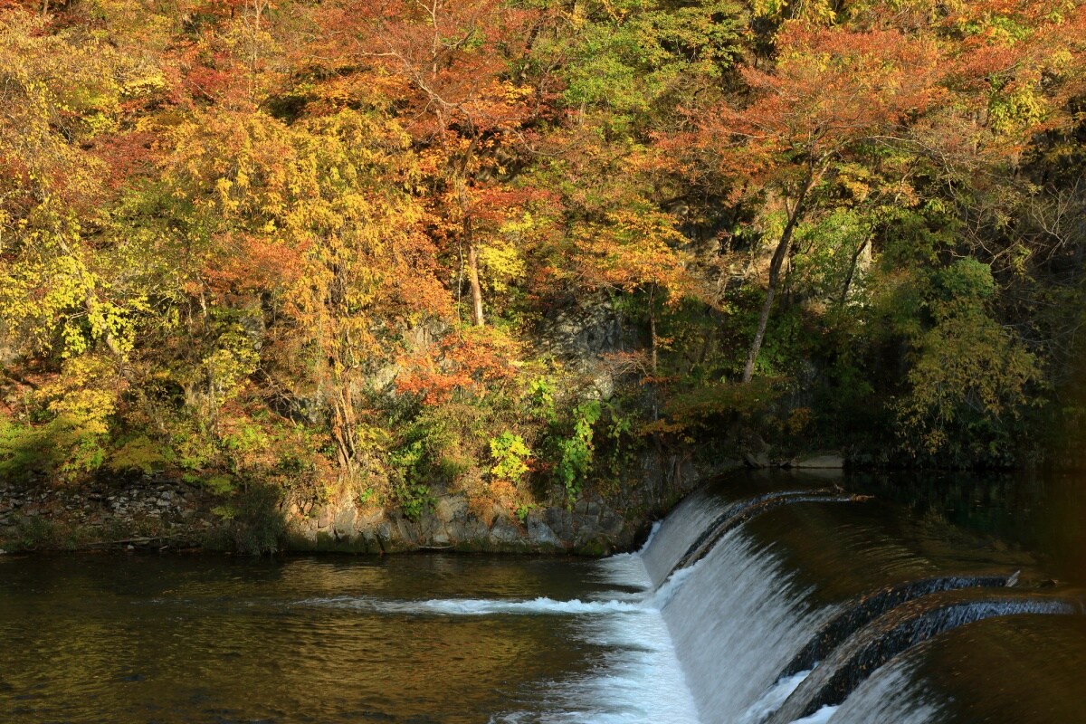 9. หุบเขาเกบิเค (Geibikei Gorge), จังหวัดอิวาเตะ (Iwate)