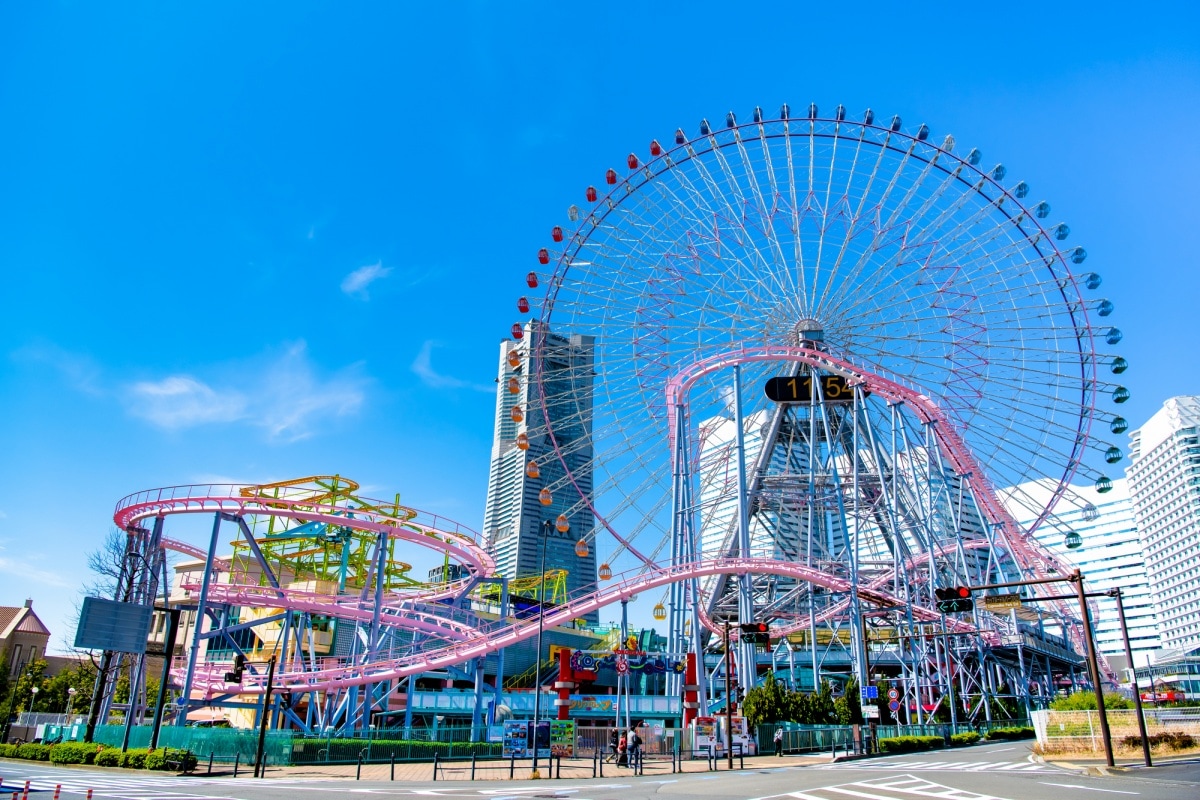 ผ่อนคลายความเครียดที่สวนสนุก Yokohama Cosmo World 15:00