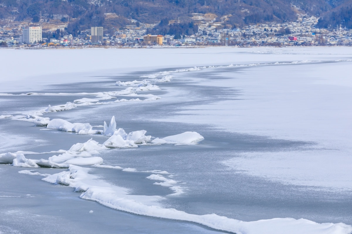 2. ทะเลสาบซุวะ (จังหวัดนากาโนะ (Lake Suwa, Nagano)