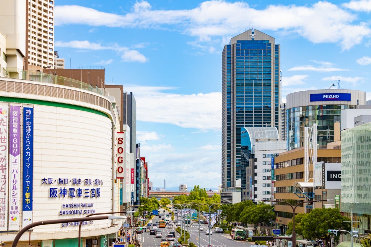 1. ซันโนะมิยะ จังหวัดเฮียวโงะ (Sannomiya, Hyogo)