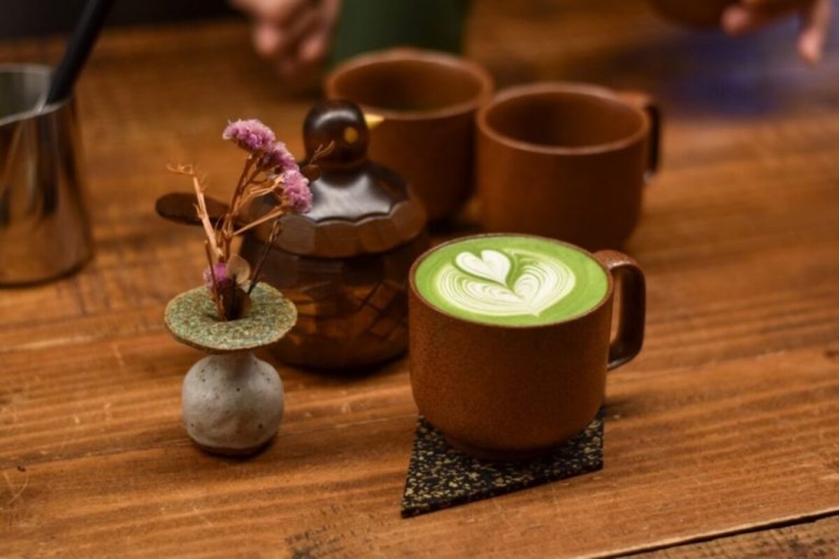 One-of-a-kind Matcha Latte at Mia Mia in Higashi-Nagasaki