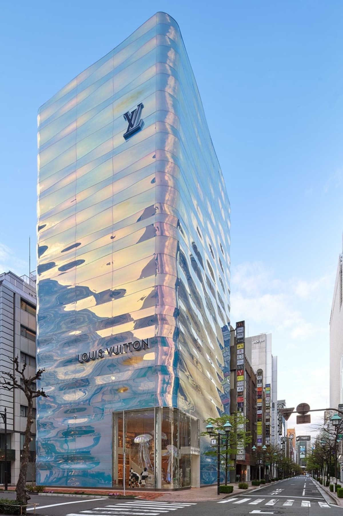 Louis Vuitton's Water Design Shimmers in Ginza