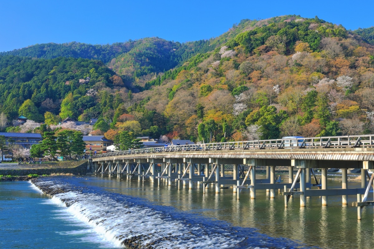 岚山：京都人的后花园