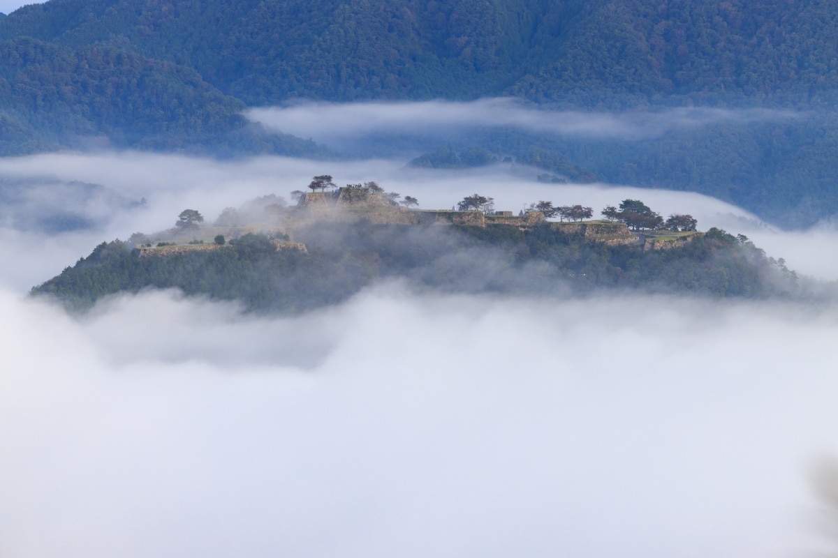 7. ปราสาททาเคดะ จ.เฮียวโงะ (Takeda Castle, Hyogo)