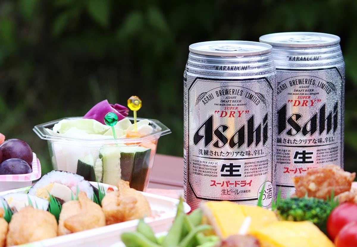 1. 經典的洗練大人款「Asahi SUPER DRY」