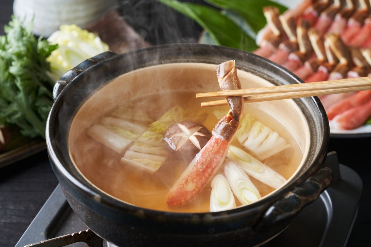 北海道的冬季美味「螃蟹涮涮鍋」