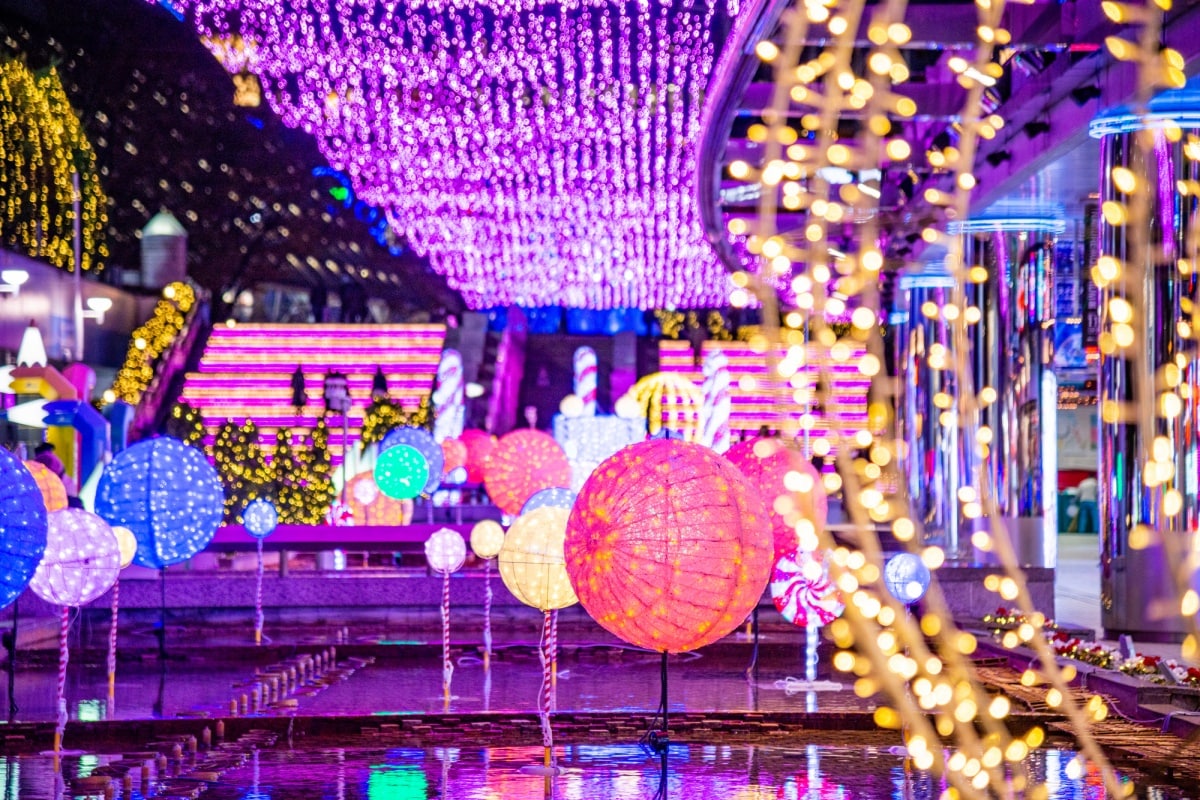 4.งานประดับไฟฤดูหนาวของโตเกียวโดม (Tokyo Dome City Winter Illumination)