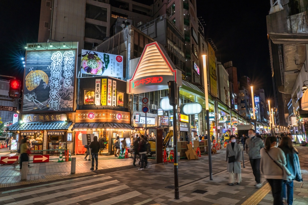 5. ย่านซันโนะมิยะ (Sannomiya) จังหวัดเฮียวโกะ (Hyogo)