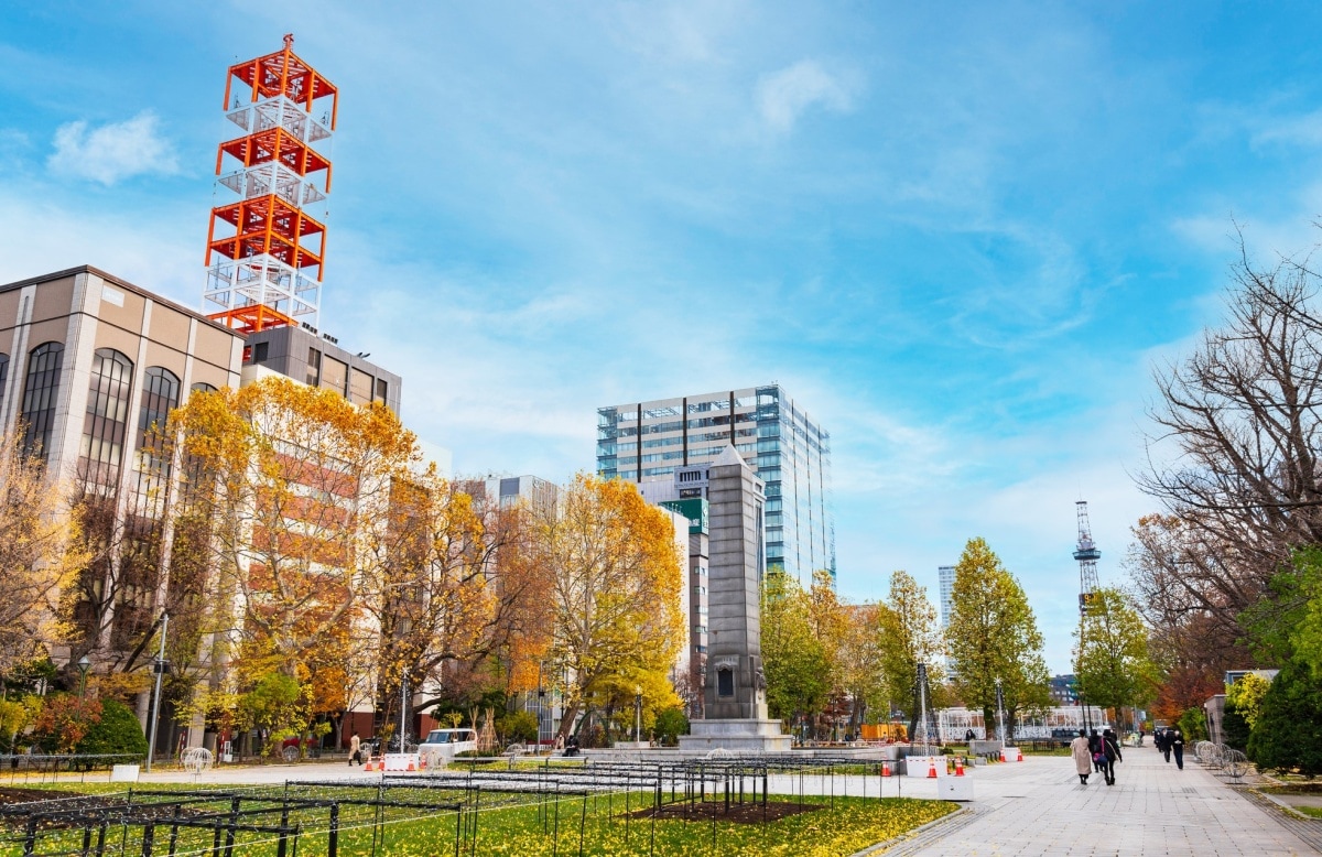 札幌市區小憩賞楓最佳處所｜大通公園