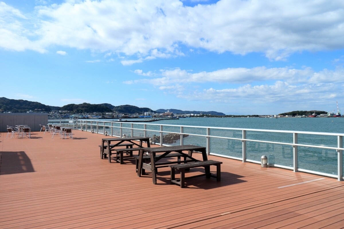 港灣休息站「渚之驛」與超人氣景點「館山夕日棧橋」