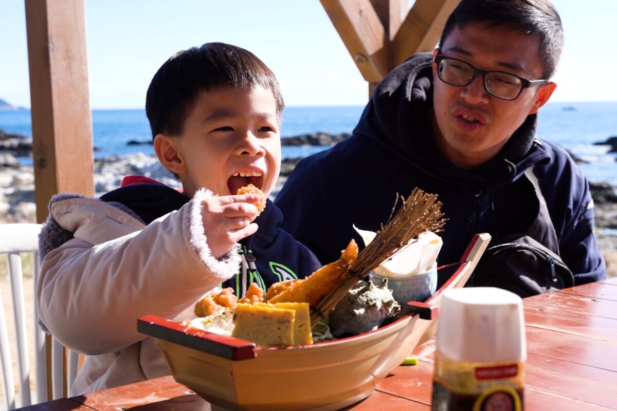 一次擁有海景與美食的在地食堂「漁港食堂 だいぼ」