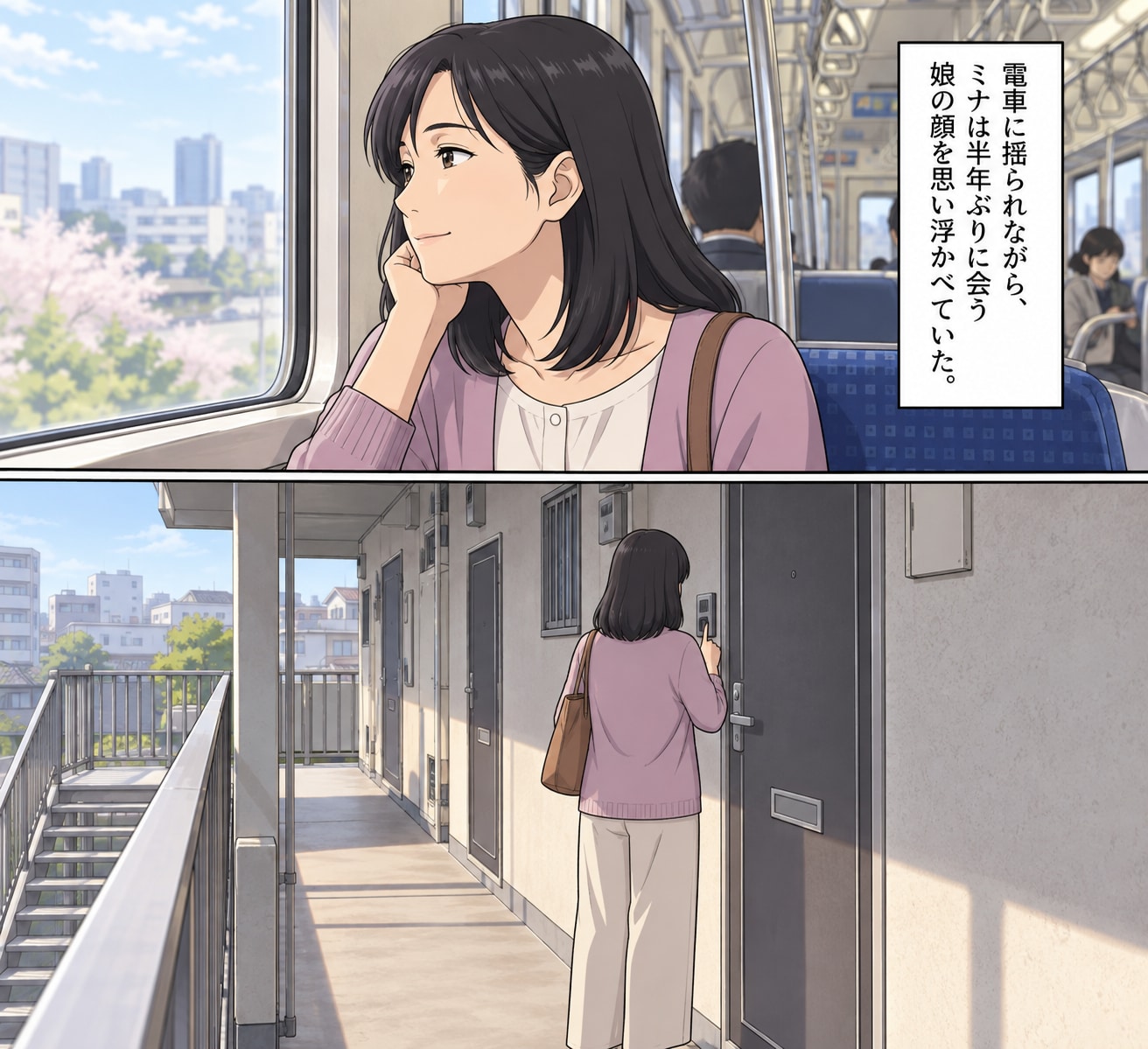 【漫画】「うわ……」合鍵で19歳娘のアパートにこっそり入った母。目撃した「衝撃の姿」とは【前編】