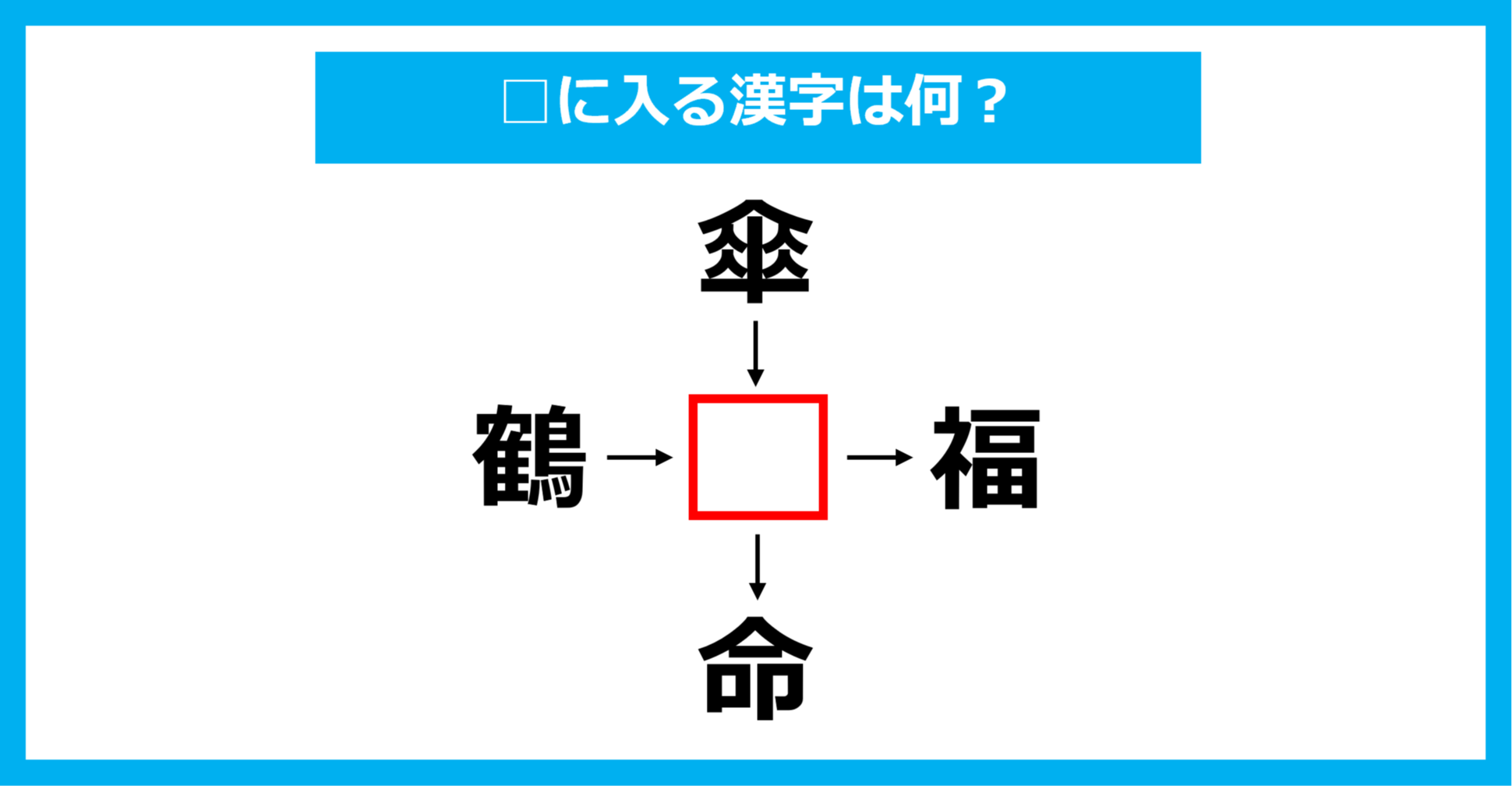 【漢字穴埋めクイズ】□に入る漢字は何？（第1442問）