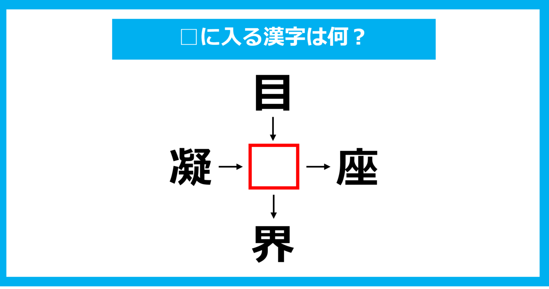 【漢字穴埋めクイズ】□に入る漢字は何？（第1886問）