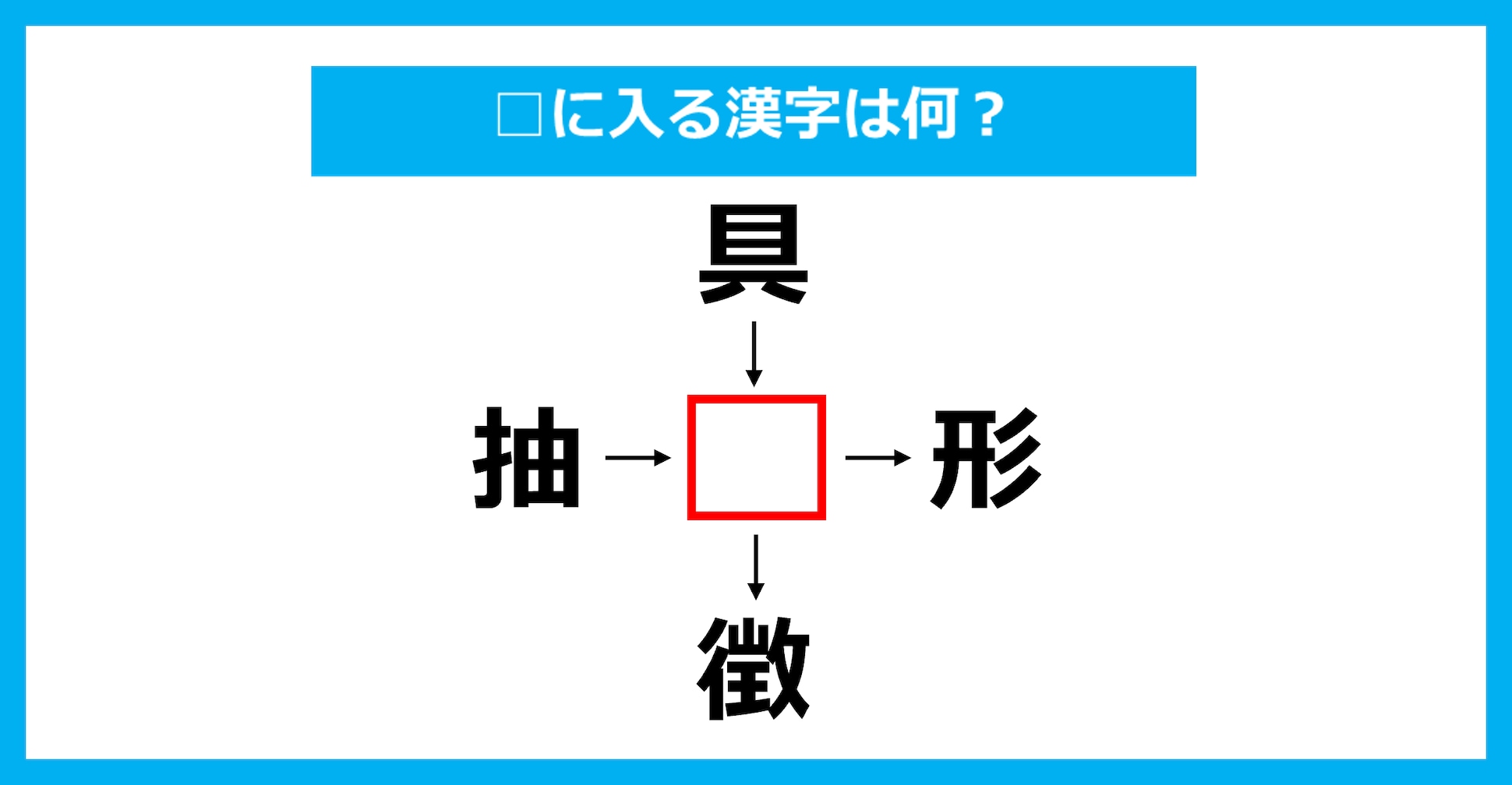 【漢字穴埋めクイズ】□に入る漢字は何?(第3758問)