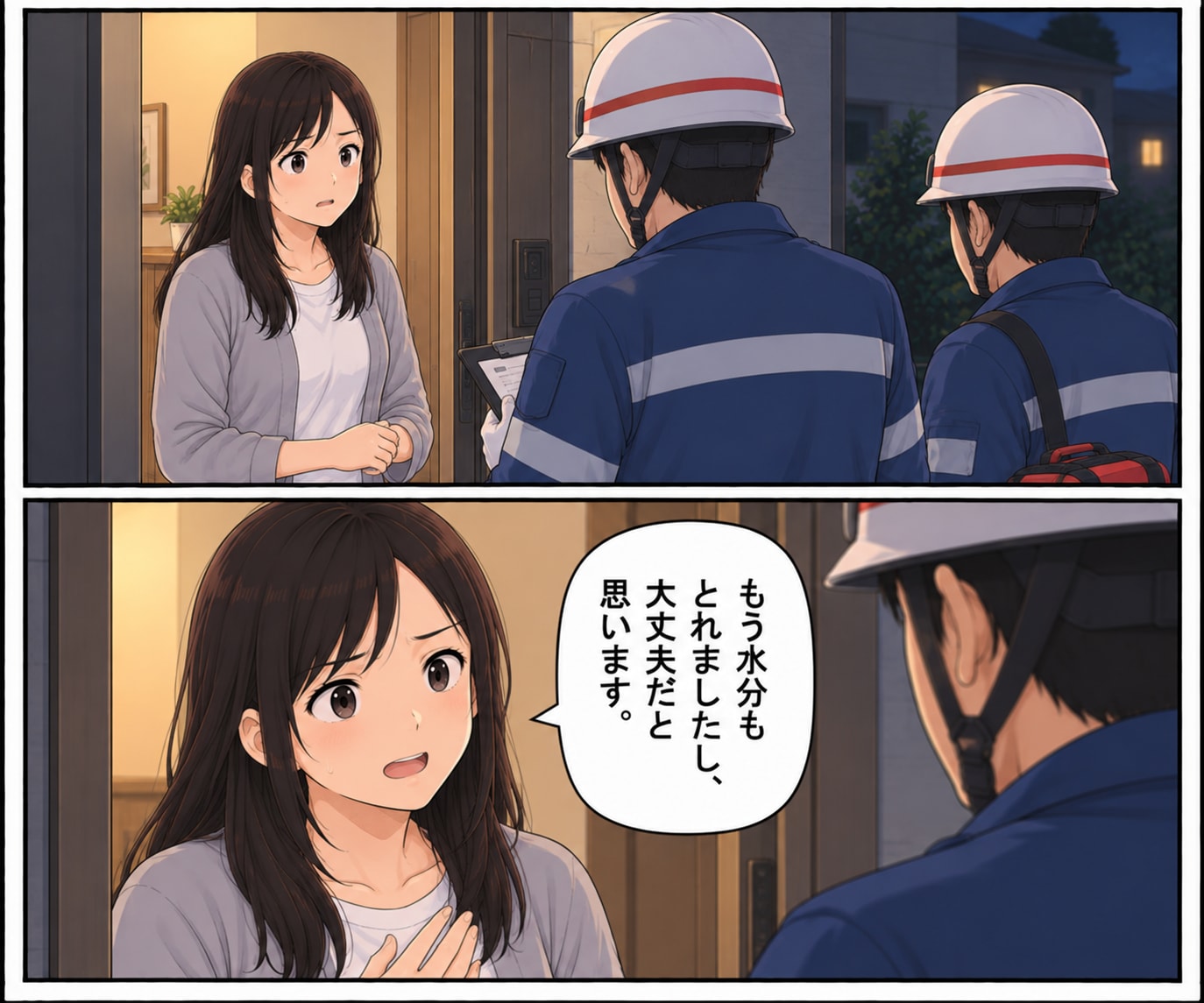 【漫画】いざというときに「頼りになる夫」はいる？妻が突然の体調不良、夫は慌てる“だけ”だった…【後編】